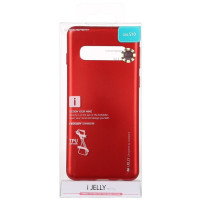 Силиконов гръб ТПУ MERCURY iJelly Metal Case за Samsung Galaxy S10 G973 бордо